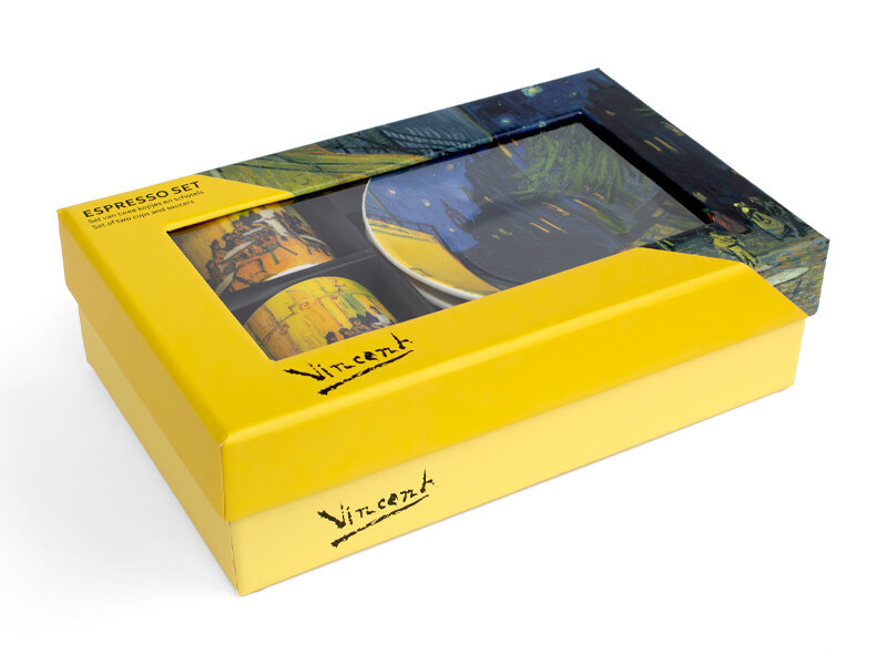 Ensemble espresso, Vincent van Gogh, "Terrasse du café"