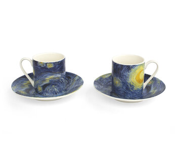 Service à expresso, Vincent van Gogh, La nuit étoillée