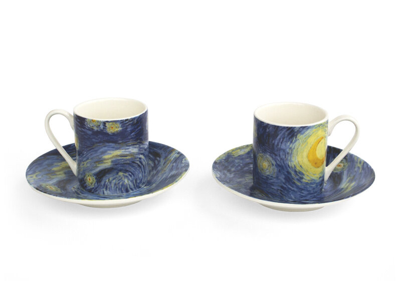 Espresso set, Vincent van Gogh, A Starry Night