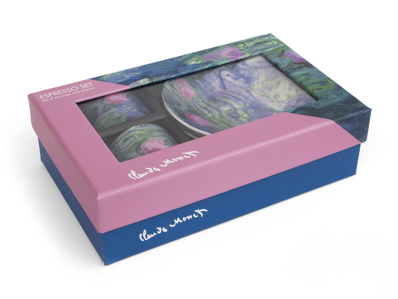 Espresso set, Monet, Waterlilies