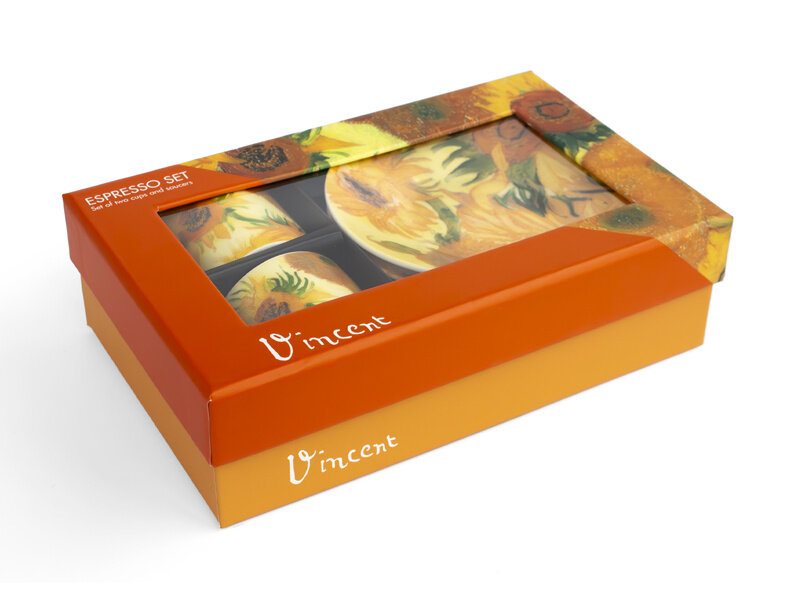 Espresso set, Vincent van Gogh, Sunflowers