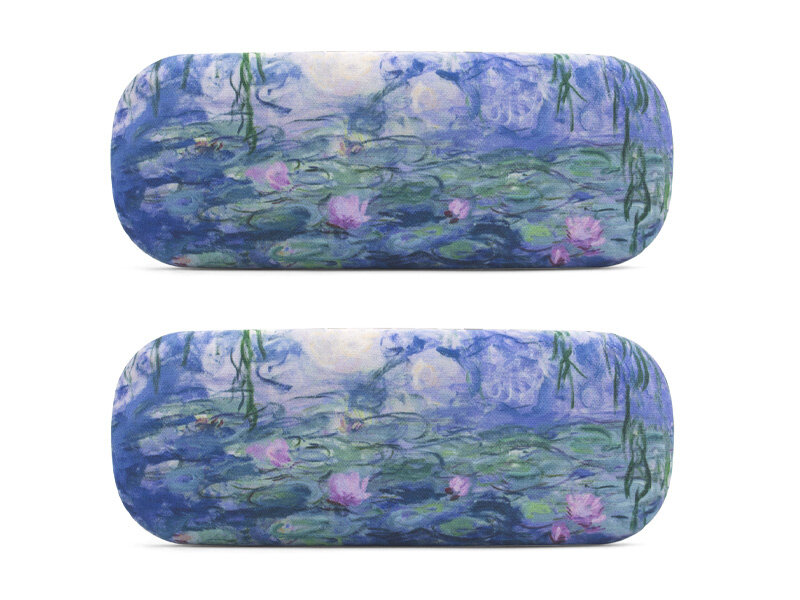 Funda de gafas con tela para lentes, nenúfares, Monet