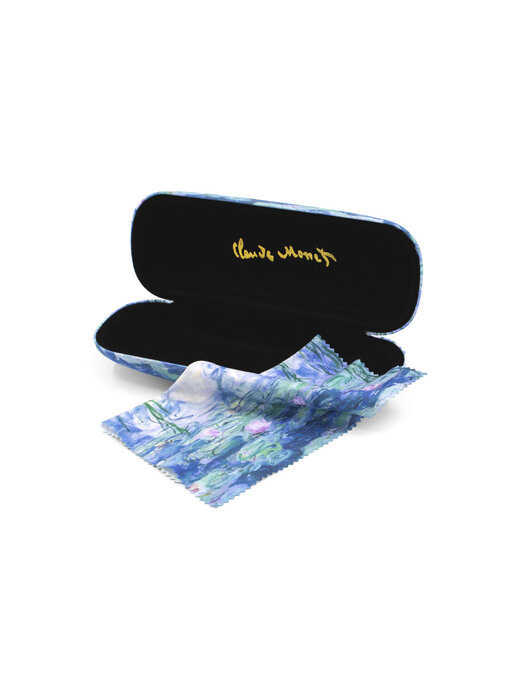 Funda de gafas con tela para lentes, nenúfares, Monet