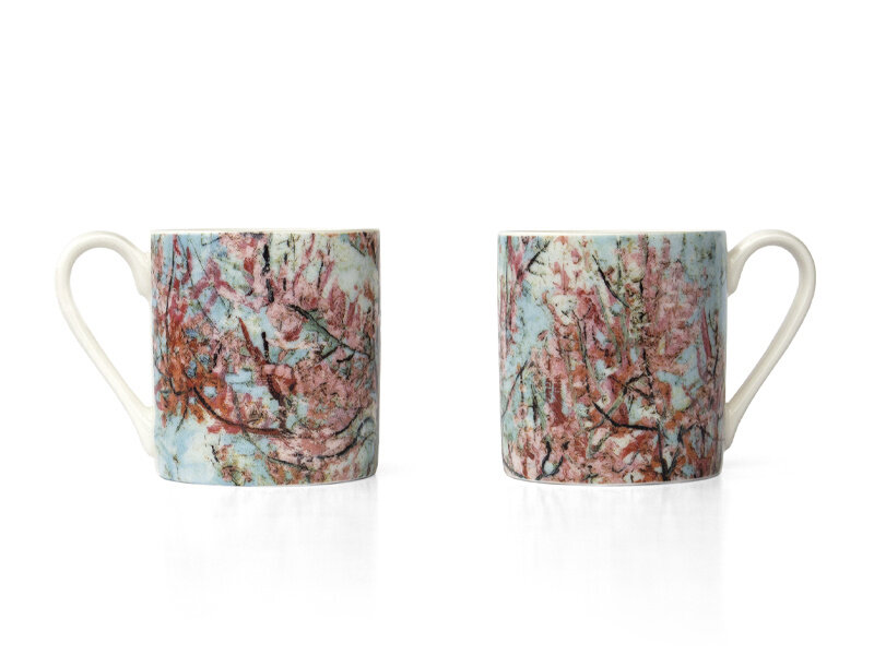 Espresso-Set, Vincent van Gogh,  Vincent van Gogh,  Pfirsichblüte (Souvenir)