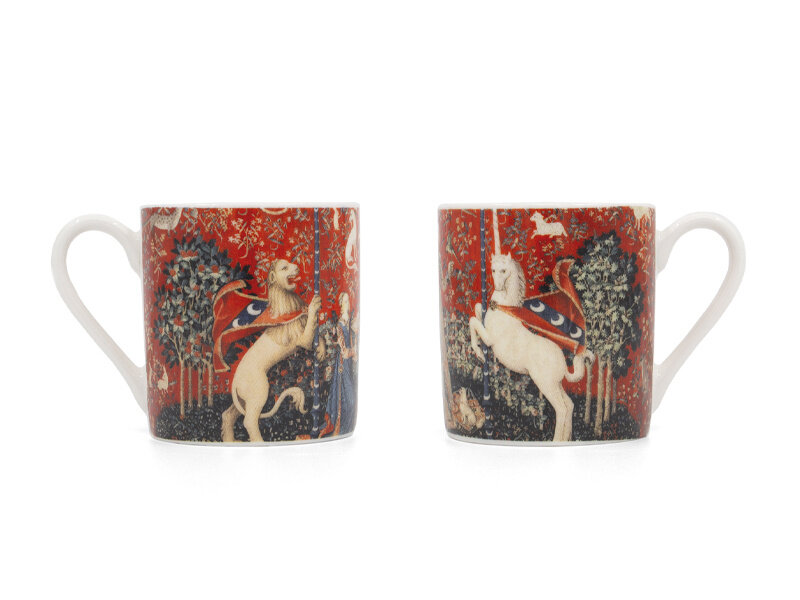 Service à expresso, Tapisserie Dame a la Licorne