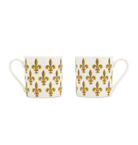 Espresso set, Fleur de Lys