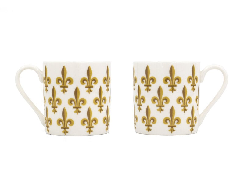 Espresso set, Fleur de Lys