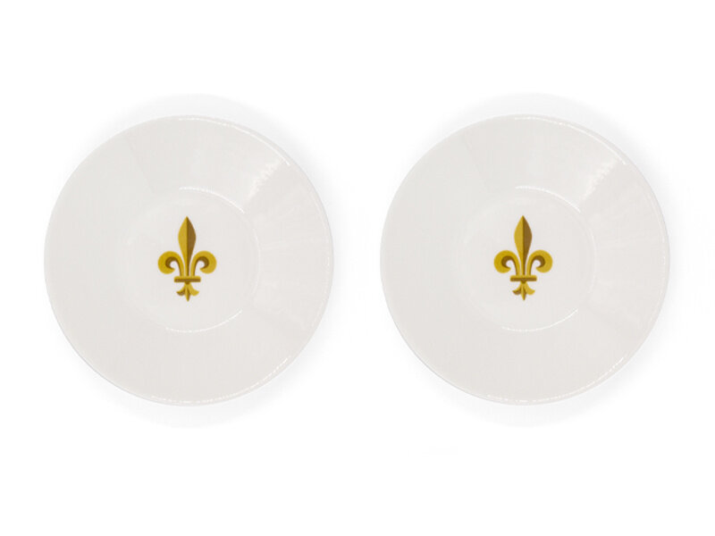 Espresso set, Fleur de Lys