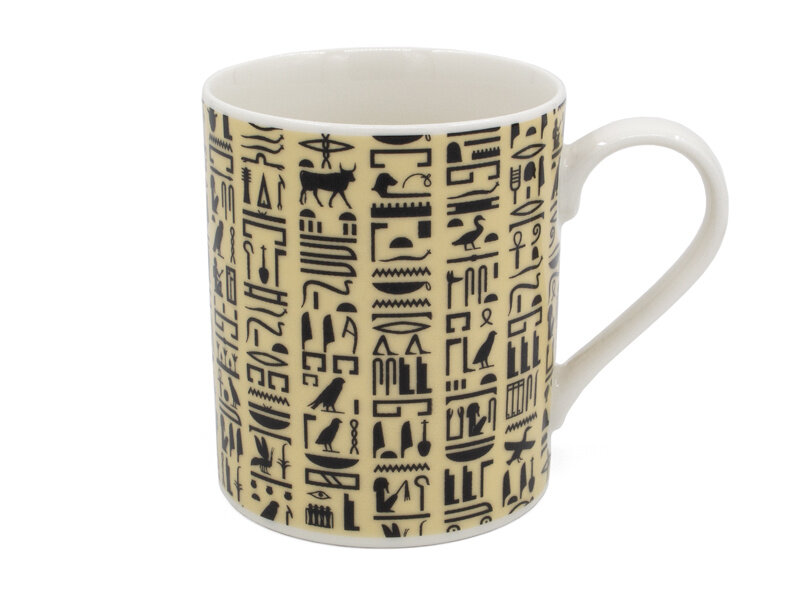 Taza, Jeroglíficos