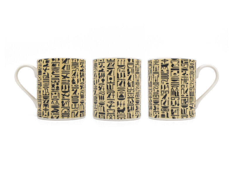 Becher, Hieroglyphen