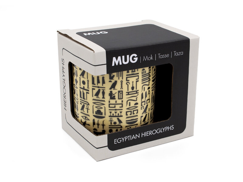 Mug , Hieroglyphs