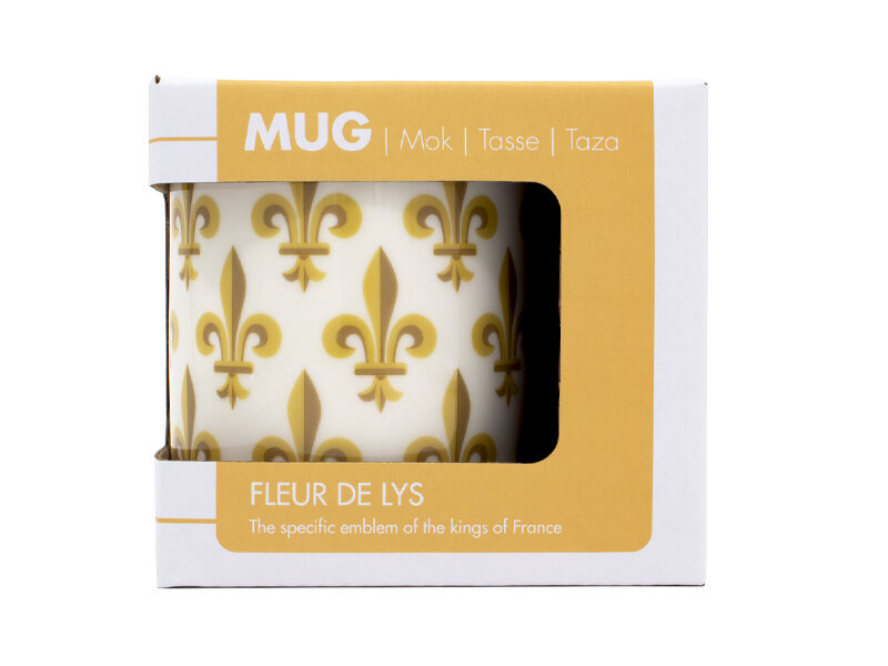 Mok, fleur de lis / Franse lelie