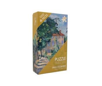 Rompecabezas, 1000 piezas, Paul Cézanne, Casa con techo rojo
