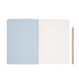 Cotton Sewn Notebook , A5, Hokusai, Fine Wind, Clear Morning