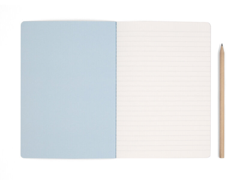 Cotton Sewn Notebook , A5, Hokusai, Fine Wind, Clear Morning