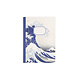 Katoen genaaid schrift, A5 , De grote Golf, Hokusai