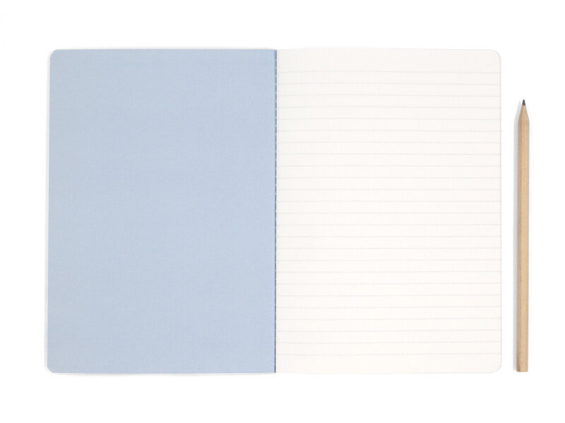 Cuaderno con lomo cosido de algodón, A5,  La Gran Ola, Hokusai