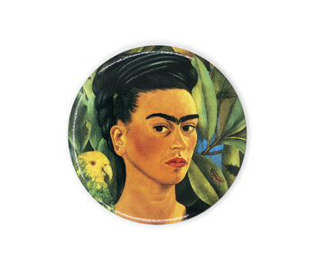 Pocket Mirror W, Ø 80 mm, Frida Kahlo, Self-Portrait with bonito