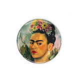 Pocket Mirror W, Ø 80 mm, Frida Kahlo, Self-Portrait -Dr Eloesser