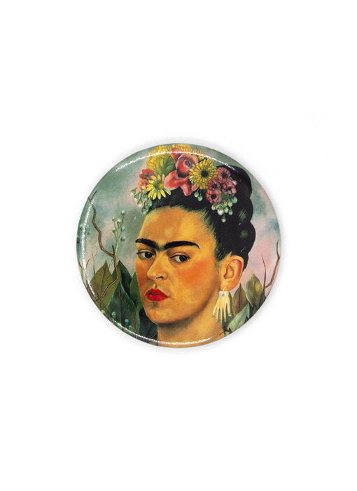 Taschen spiegel Ø 80 mm, Frida Kahlo, Selbstporträt  -Dr Eloesser