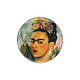 Spiegeltje, Ø 80 mm,  Frida Kahlo, Zelfportret -Dr Eloesser