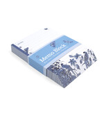 Memo blocnote, Oiseaux bleus de Delft