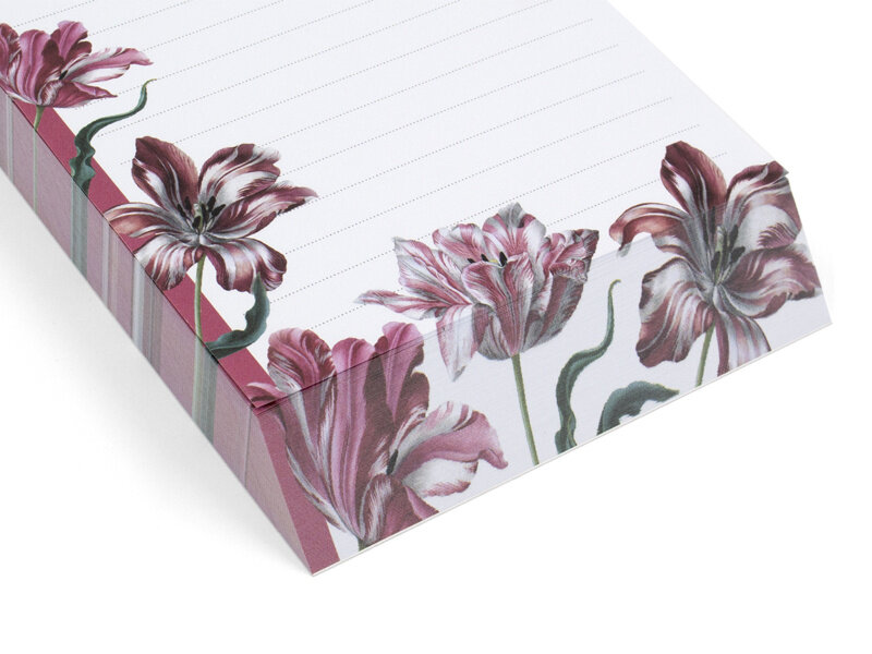 Top Blok/ Memo blocnote, Tulpen, Maria Sibylla Merian