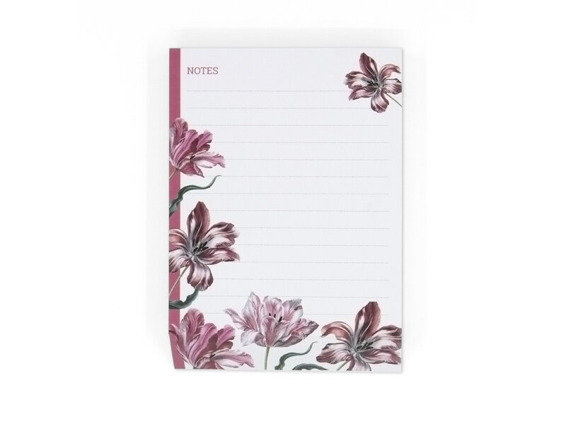Top Blok/ Memo blocnote, Tulpen, Maria Sibylla Merian