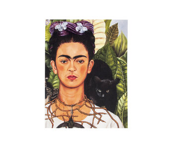 Cahier d'artiste, Frida Kahlo, Autoportrait au collier d'épines et au colibri