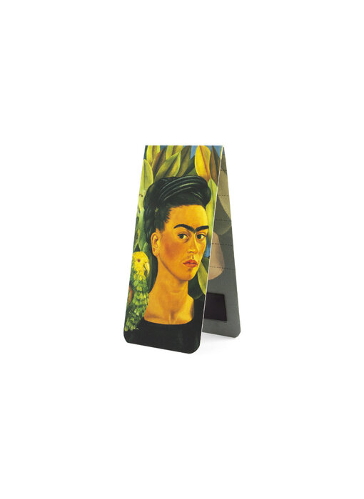 Magnetisches Lesezeichen, Frida kahlo, Self-Portrait with Bonito