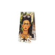 Magnetic bookmark, Frida Kahlo, Self-portrait- hummingbird