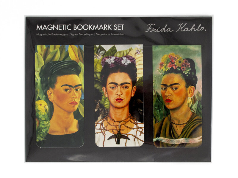 3er-Set, magnetisches Lesezeichen, Frida Kahlo, Self portraits