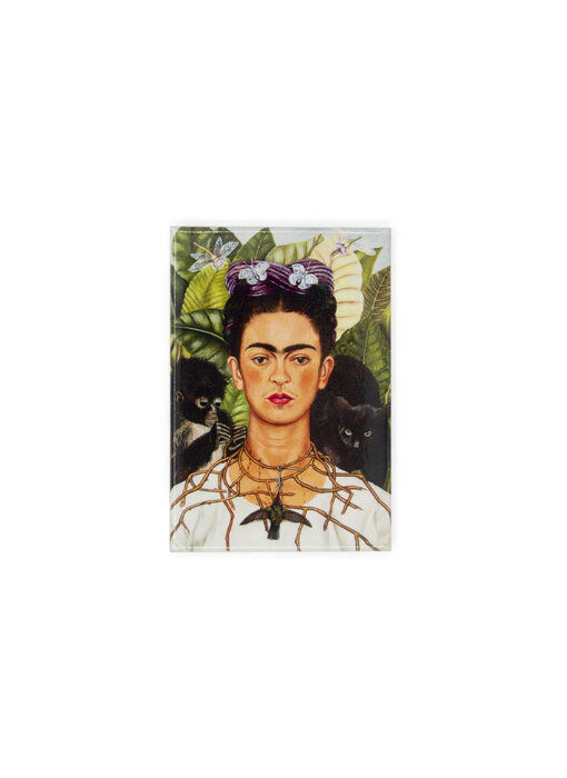 Imán de nevera, Frida Kahlo, Autorretrato con Collar de Espinas