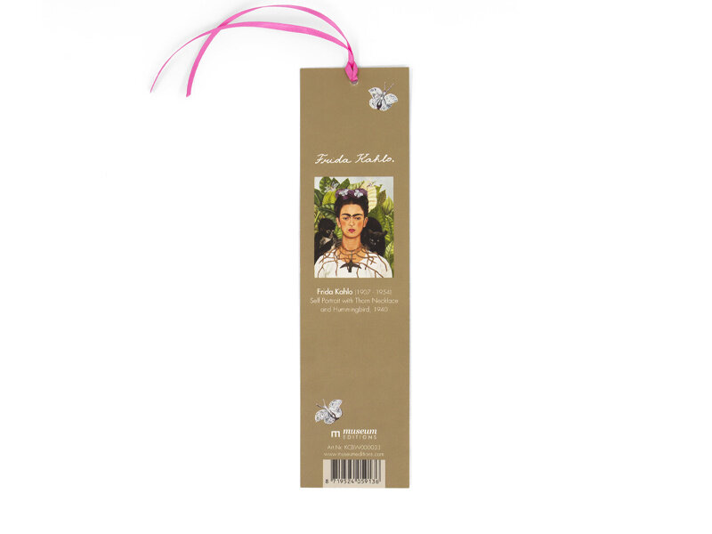 Classical Lesezeichen, Frida Kahlo, Selbstporträt -Kolibri