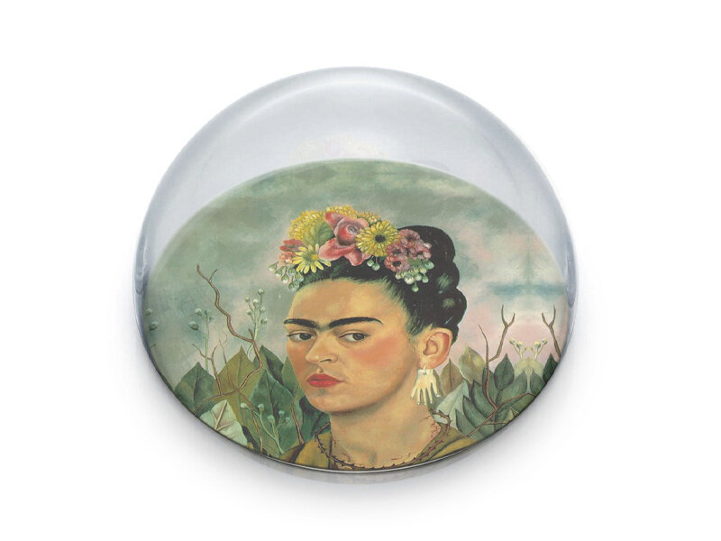 Glaskuppeln, Frida Kahlo, Selbstporträt -Dr Eloesser