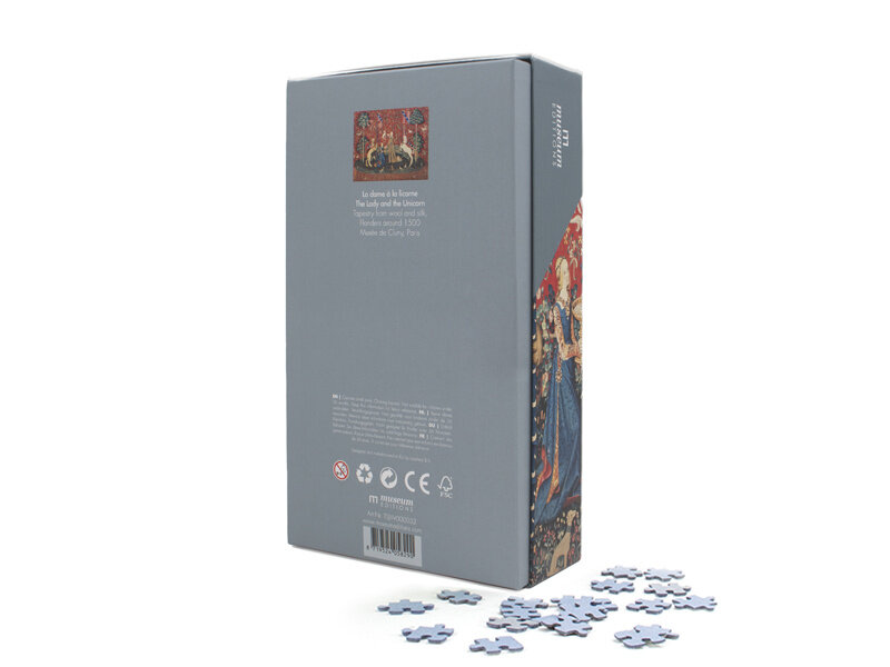 Puzzle, 1000 Teile, Wandteppich Die Dame und das Einhorn