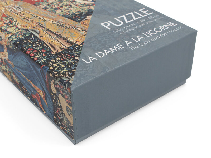 Puzzle, 1000 Teile, Wandteppich Die Dame und das Einhorn