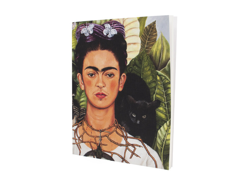 Softcover art sketchbook,Frida Kahlo, Self-portrait- hummingbird