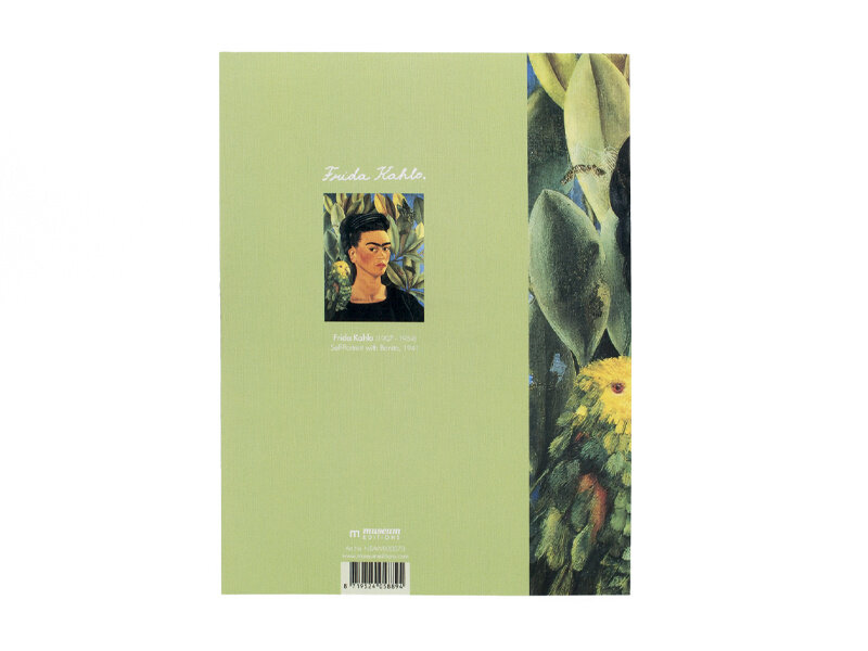 Softcover art sketchbook, Frida Kahlo, Self-Portrait with Bonito