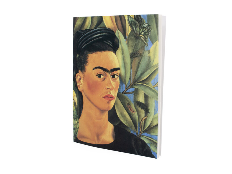 Softcover kunst schetsboek, Frida Kahlo, Zelfportret met bonito