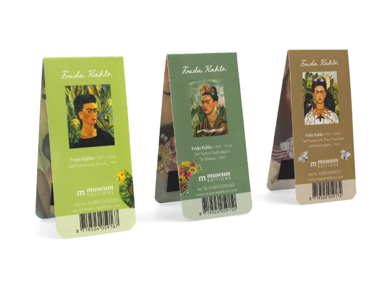 3er-Set, magnetisches Lesezeichen, Frida Kahlo, Self portraits