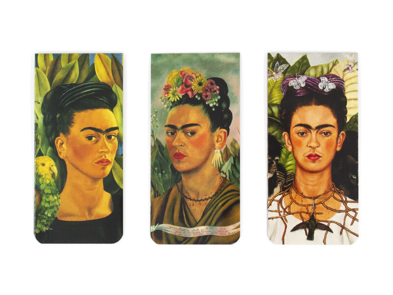 3er-Set, magnetisches Lesezeichen, Frida Kahlo, Self portraits