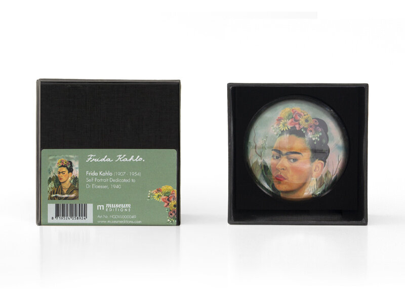 Glaskuppeln, Frida Kahlo, Selbstporträt -Dr Eloesser