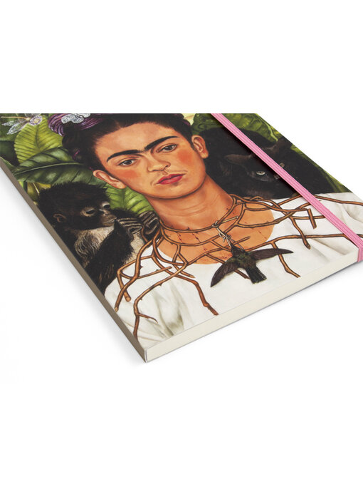 Carnet à couverture souple A5,  Frida Kahlo, Autoportrait   -colibri