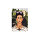 Blank notepad A6, Frida kahlo, Self Portrait -hummingbird