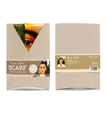 Scarf, 68x68cm ,100% Silk, Frida Kahlo, Self portrait with humming bird