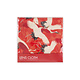 Paño limpiador de microfibre, Haori de mujer con grúas blancas y rojas
