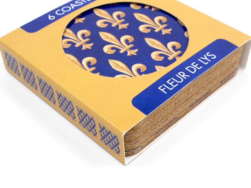 Coasters, Fleur de Lys