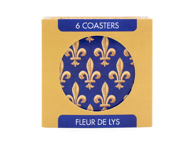 Coasters, Fleur de Lys