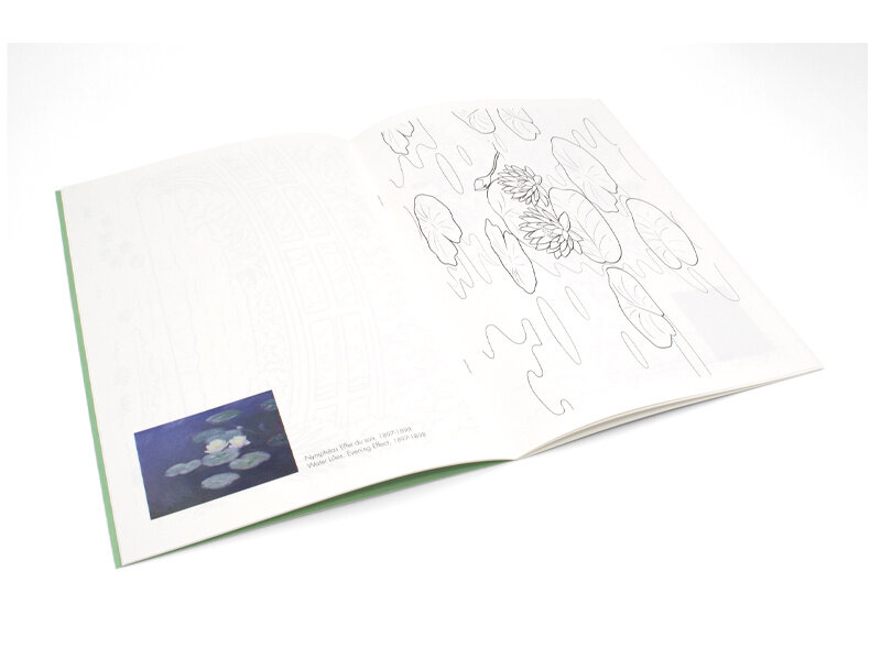 Libro de colorear,Claude Monet